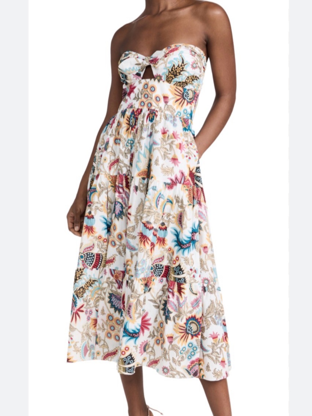 Charisma Sarte Talaia Ribbon Midi Dress